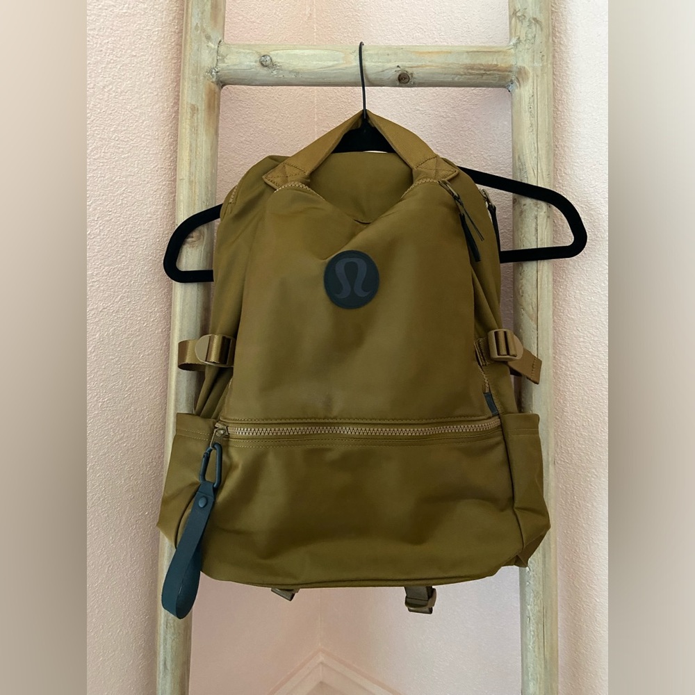 Lululemon New Crew Burnt Caramel Backpack
